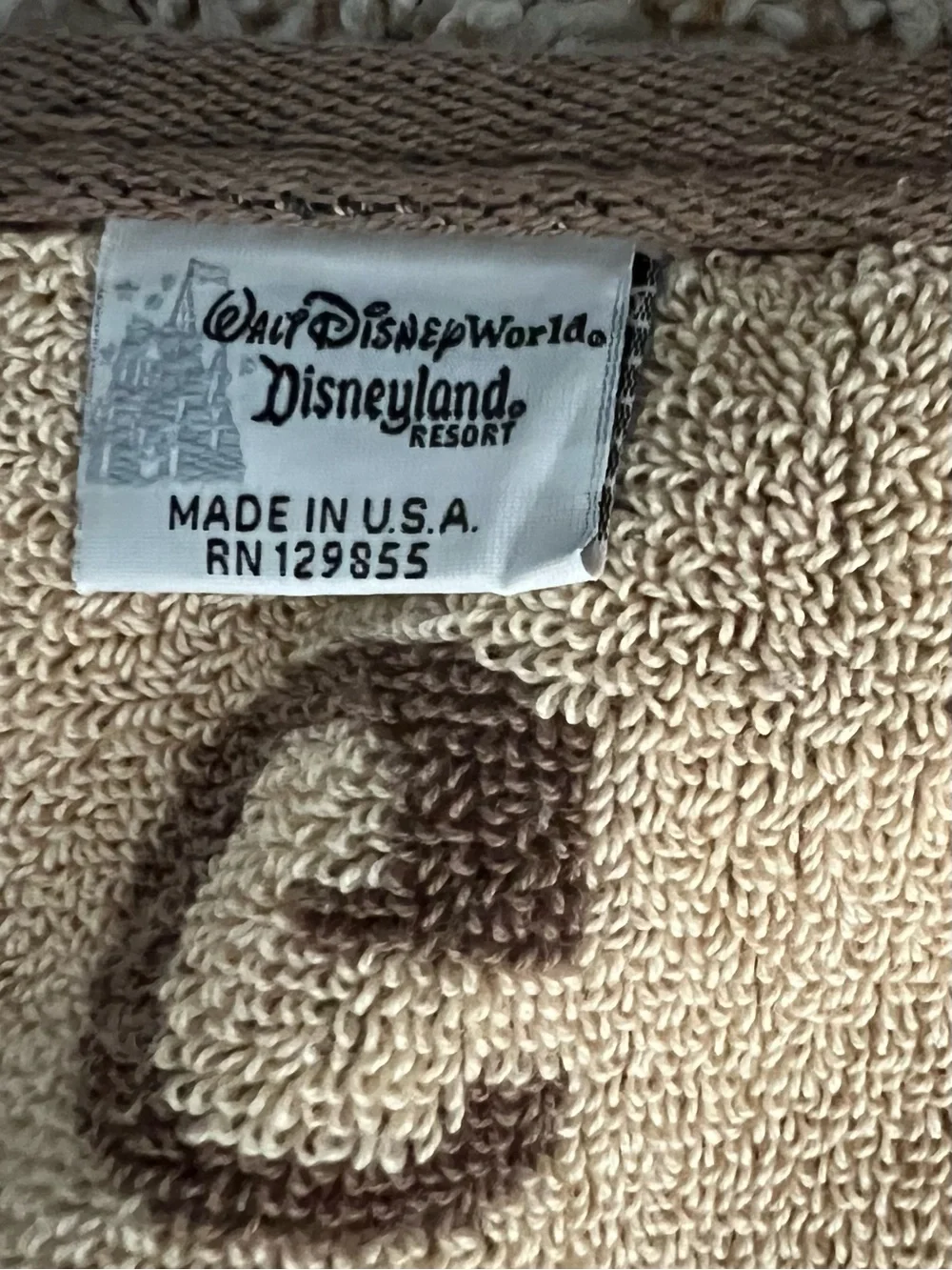 vintage Disney Parks “Grumpy” attempting a golf swing golf towel 24